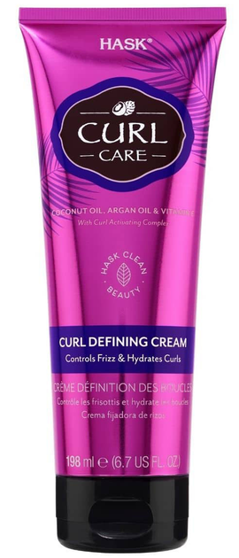 Крем для укладання локонів Hask Curl Care Curl Defining Cream 198 мл (71164363317) - зображення 1