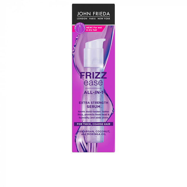 Serum do włosów John Frieda Frizz-Ease Serum Extrafuerte Todo-En-1 50 ml (5037156278293) - obraz 1