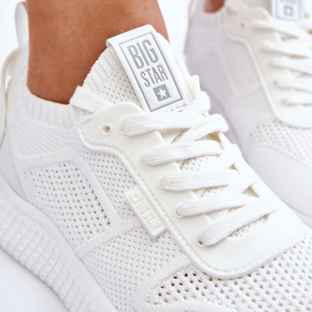 Sneakersy damskie Big Star LL274415 36 Białe (5900714608989) - obraz 8