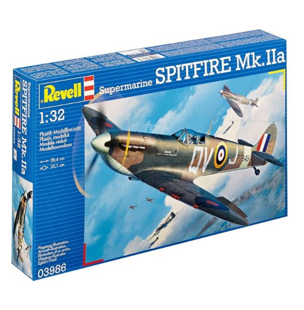 Збірна модель Revell Supermarine Spitfire Mk.Iia (4009803039862) - зображення 1
