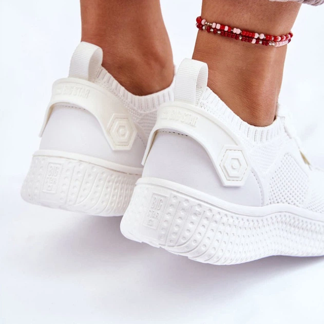 Sneakersy damskie Big Star LL274415 39 Białe (5900714609016) - obraz 5