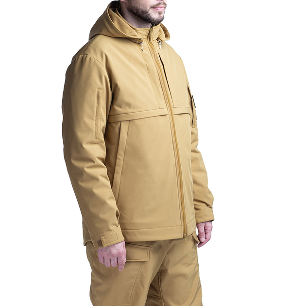 Куртка тактическая с подстежкой утеплителем для силовых структур UTJ 3.0 Brothehood койот 54/170-176 TR_BH-UTJ3.0-CO-54-170 - изображение 1