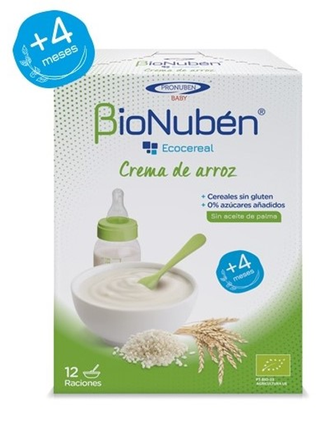 Kaszka ryżowa BioNuben Ecocereal Cream of Arroz 250 g (8437019318116) - obraz 1