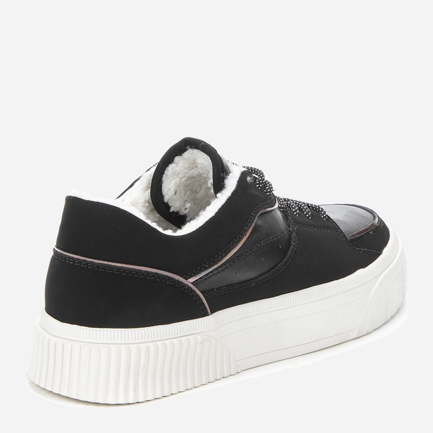 Zimowe sneakersy damskie na platformie Keddo 838117/10-03E 39 25.8 cm Czarne (4255679913298) - obraz 3