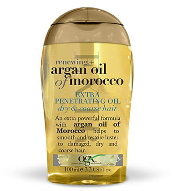 Арганова олія для волосся Ogx Екстрапроникна арганова олія для сухого волосся 100 мл (3574661563336) - зображення 1