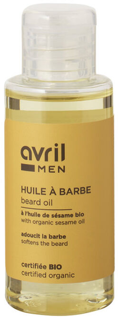 Олія для волосся Avril Олія для бороди 50 мл Сертифікована органічна (3662217008193) - зображення 1