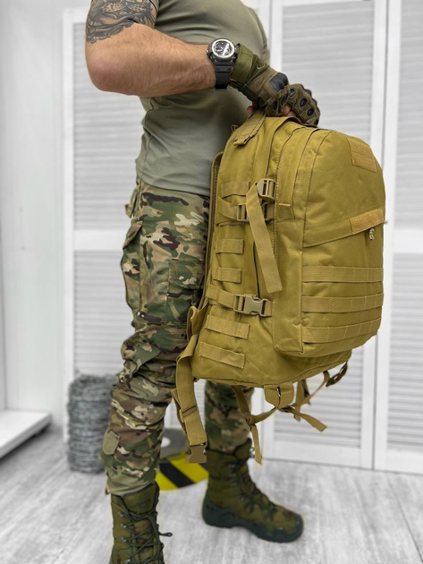 Рюкзак тактичний штурмовий Tactical Assault Backpack Coyote 45 л - зображення 2
