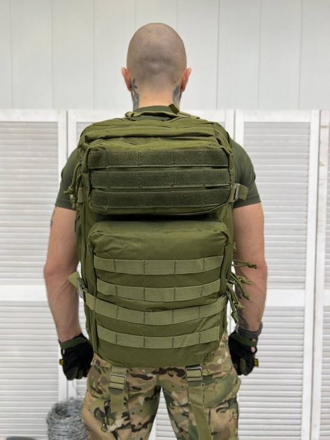 Рюкзак тактичний штурмовий Backpack Tactical Olive 45 л - зображення 2