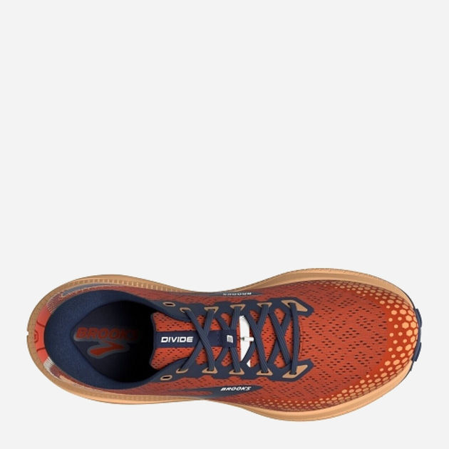 Buty do biegania męskie Brooks Divide 3 1103811D-269 41 (8US) 26 cm Pomarańczowe (195394230406) - obraz 6
