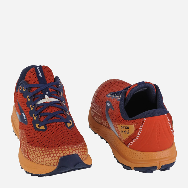 Buty do biegania męskie Brooks Divide 3 1103811D-269 45 (11US) 29 cm Pomarańczowe (195394230468) - obraz 3