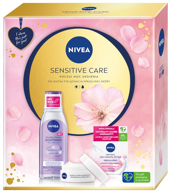 Набір для догляду за обличчям Nivea Sensitive Care (9005800372754) - зображення 1