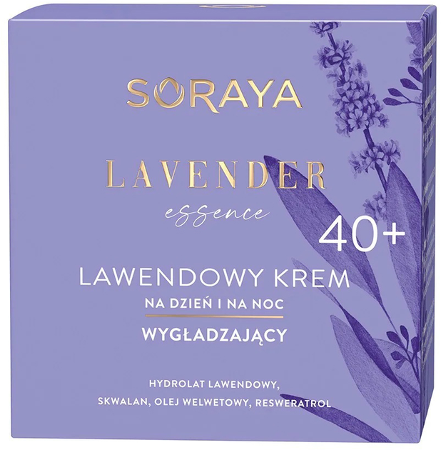 Krem Soraya Lavender Essence 40+ lawendowy wygładzający 50 ml (5901045088051) - obraz 1