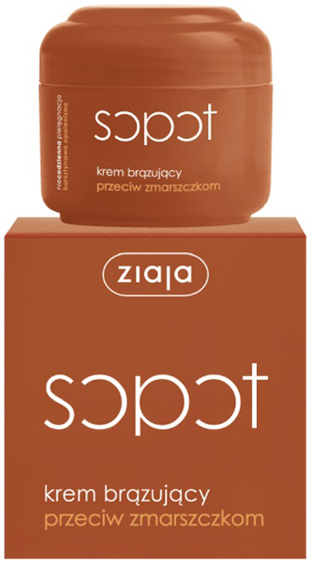 Крем для обличчя Ziaja Sopot бронзування проти зморшок 50 мл (5901887001041) - зображення 1