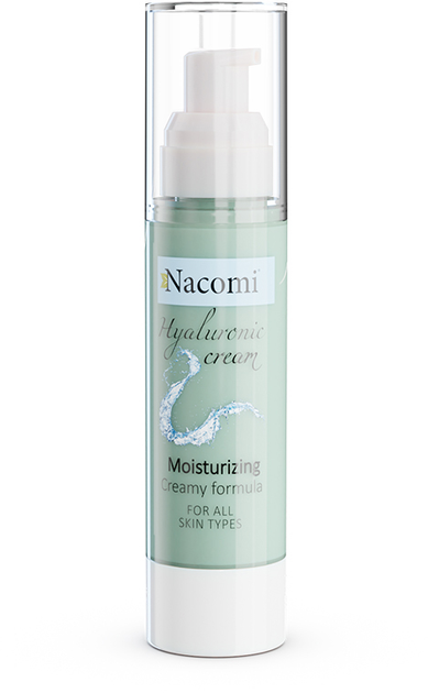Krem żel do twarzy Nacomi Hyaluronic Cream Moisturizing 50 ml (5902539702521) - obraz 1