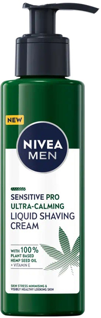 Крем для гоління Nivea Men Sensitive Pro Ultra-Calming 200 мл (4005900878113) - зображення 1