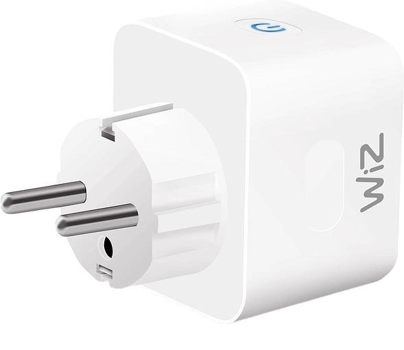 Розумна розетка WiZ Smart Plug powermeter Type-F Wi-Fi (8719514552685) - зображення 1