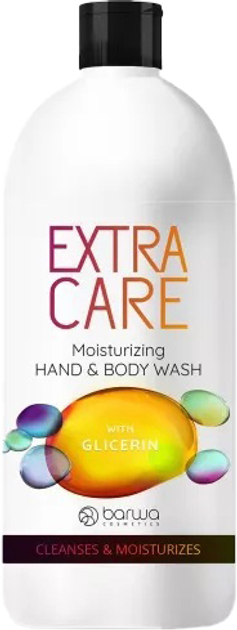 Mydło do rąk i ciała Barwa Extra Care nawilżające w płynie z gliceryną 500 ml (5902305004217) - obraz 1