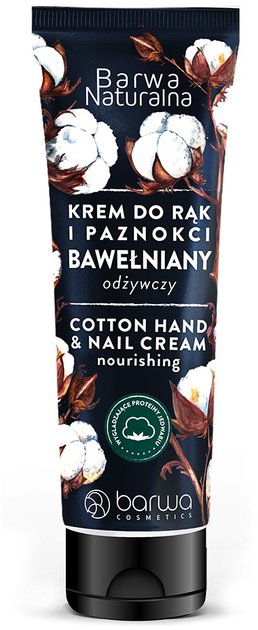 Krem do rąk i paznokci Barwa Naturalna bawełniany odżywczy 100 ml (5902305000622) - obraz 1