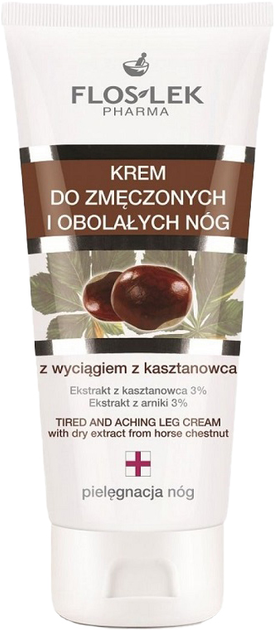 Krem do zmęczonych i obolałych nóg Floslek z wyciągiem z kasztanowca 75 ml (5905043001074) - obraz 1