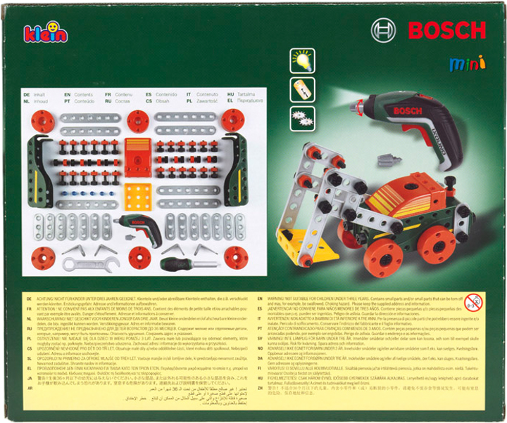 Конструктор Klein Bosch з шурупокрутом Ixolino ІІ 77 шт (4009847084972) - зображення 3