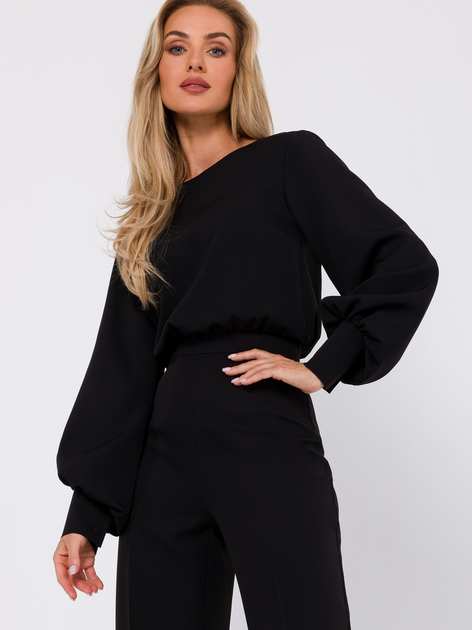 Kombinezon damski elegancki Made Of Emotion M754 L Czarny (5905563713044) - obraz 3