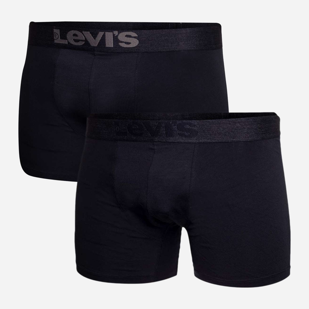 Набір трусів шорти Levi's 701203923002 XL 2 шт Чорний (8720245183833) - зображення 1
