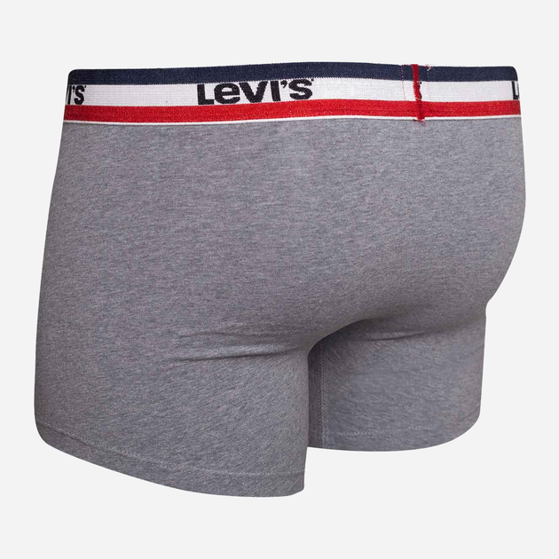 Zestaw majtek męskich typu bokserki Levi's 100002870-004 M 3 szt Czarny/Szary (8720245095594) - obraz 5