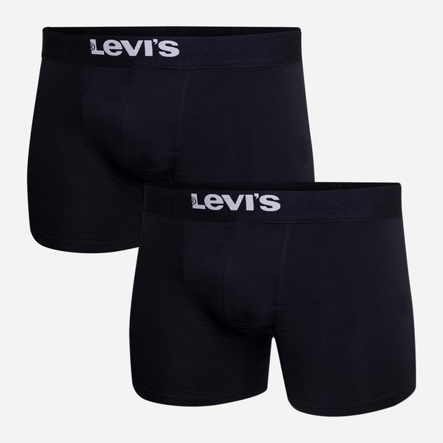 Набір трусів шорти Levi's 701222842005 L 2 шт Чорний (8720245437646) - зображення 1