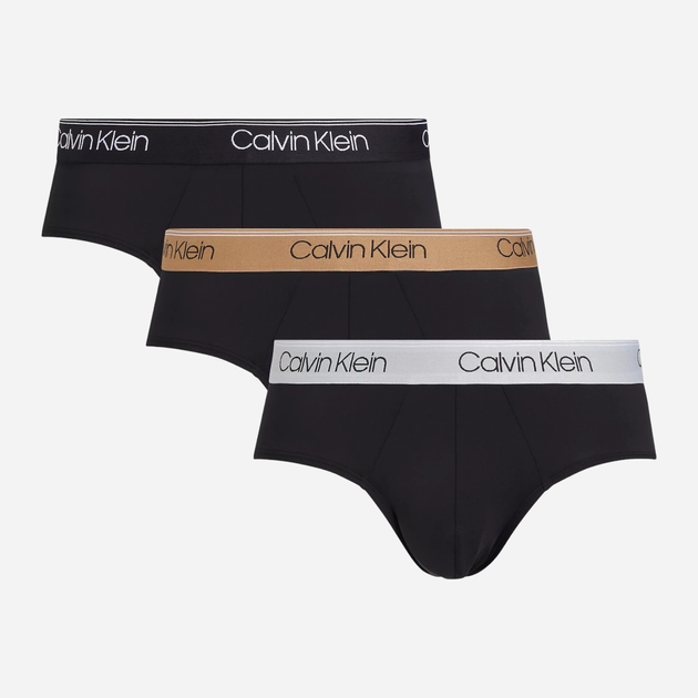 Набір трусів бріфи Calvin Klein Underwear 000NB2568AGF0 XL 3 шт Чорний (8720108803199) - зображення 1