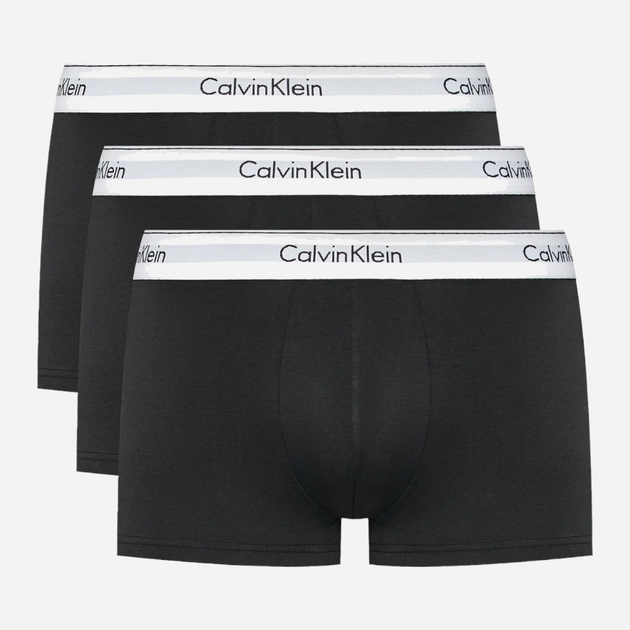 Набір трусів шорти Calvin Klein Underwear 000NB1085A001 L 3 шт Чорний (8720108868464) - зображення 1