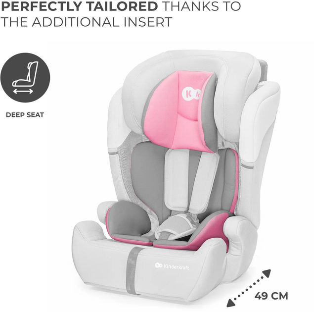 Автокресло KinderKraft Comfort Up i-Size Pink (5902533923144) - изображение 8