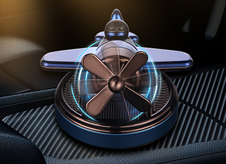 Ароматизатор BUSHINECO II Fighter Car Air Freshener Літак Синій Океан (з наповнювачем в комплекті) - зображення 3
