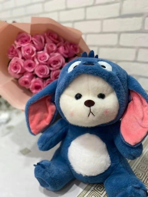 Мягкий Мишка в костюме Стича 46 см – игрушки с доставкой от ROZETKA
