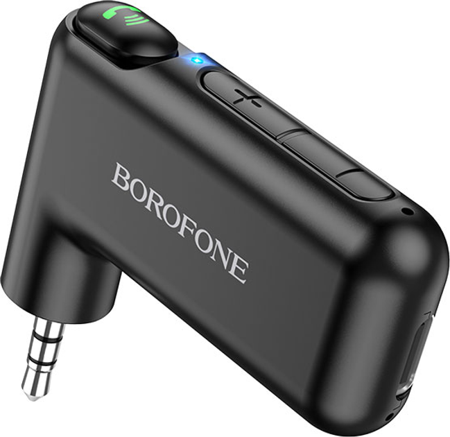 Автомобильный Bluetooth ресивер Borofone BC35 Wideway Car Aux Черный ...