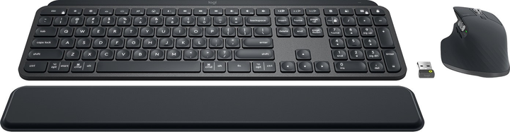 Комплект бездротовий Logitech MX Keys Combo for Business Gen 2 Wireless DEU Graphite (920-010926) - зображення 2