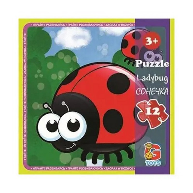 Пазлы детские "Насекомые" G-Toys LI01, 12 элементов – фото, отзывы ...