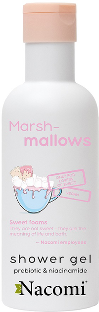Żel pod prysznic Nacomi Shower Gel Marshmallow 300 ml (5902539716788) - obraz 1