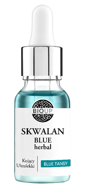 Serum-olejek przeciwzapalny Bioup Skwalan Blue Tansy niebieskie 15 ml (5907642731437) - obraz 1