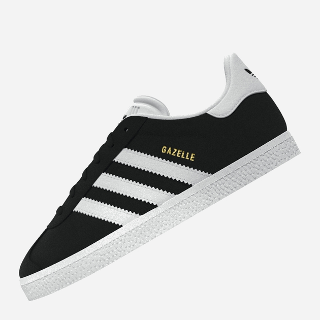 Sneakersy dziecięce dla dziewczynki adidas Originals Gazelle J BB2502 35.5 (3.5UK) Czarne (4057284000000) - obraz 7