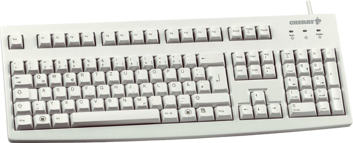 Клавіатура дротова Cherry G83-6105 USB DEU Beige (G83-6105LUNDE-0) - зображення 1