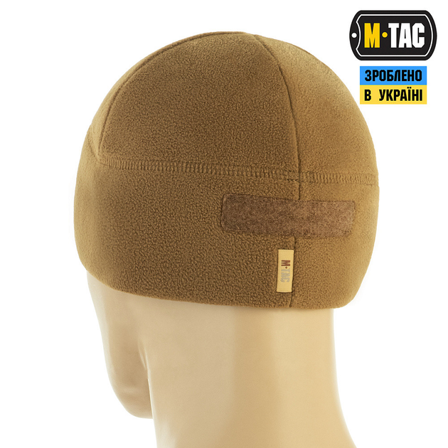 Шапка M-Tac Watch Cap Elite флис 320г/м2 с липучкой Coyote Brown XL (00-00013482) - изображение 2