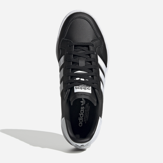 Підліткові шкіряні кеди для хлопчика adidas Team Court J EF6810 36 (3.5UK) Чорні (4062053000969) - зображення 7