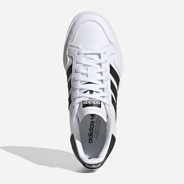 Sneakersy dziecięce dla dziewczynki adidas Team Court J EF6815 38 (5UK) Białe z czarnym (4062053001027) - obraz 6