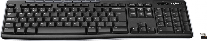 Klawiatura bezprzewodowa Logitech K270 Wireless DEU Black (920-003052) - obraz 2