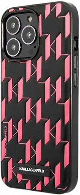 Панель CG Mobile Karl Lagerfeld Monogram Plaque для Apple iPhone 13 Pro Max Pink (3666339049195) - зображення 1