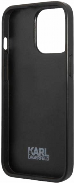 Etui CG Mobile Karl Lagerfeld Monogram Iconic Patch do Apple iPhone 13 Pro Max Niebieski (3666339049515) - obraz 3