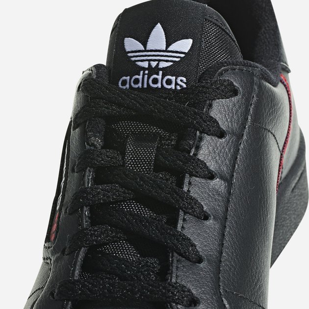 Підліткові шкіряні кеди для хлопчика adidas Originals Continental 80 J F99786 36.5 Чорні (4060516154259) - зображення 11