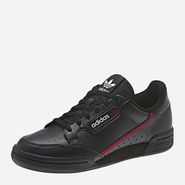 Підліткові шкіряні кеди для хлопчика adidas Originals Continental 80 J F99786 37.5 Чорні (4060516154204) - зображення 3