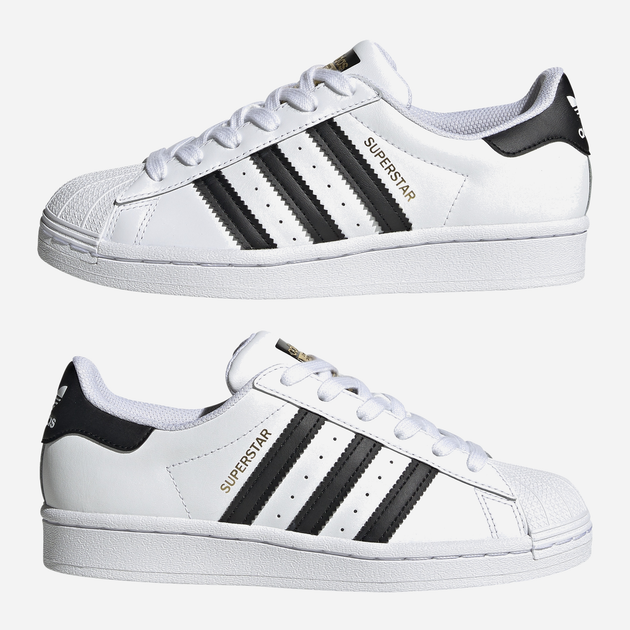Підліткові кеди для дівчинки adidas Originals Superstar J FU7712 36 (3.5UK) Білі (4062056554858) - зображення 16