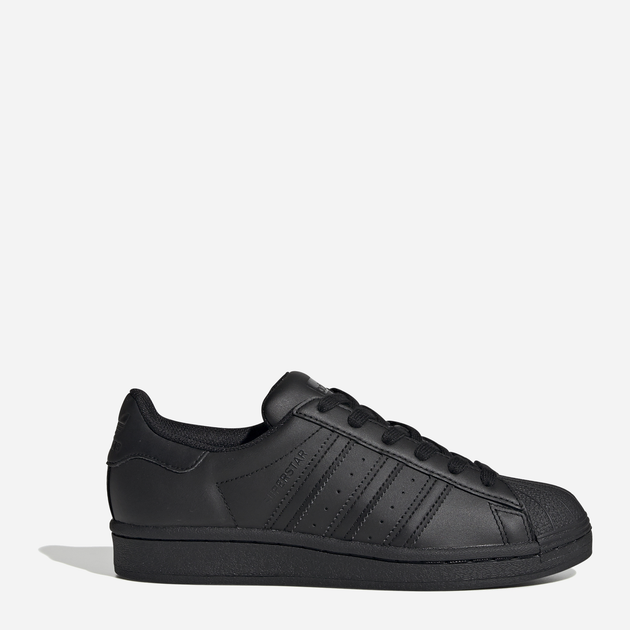 Trampki dziecięce dla dziewczynki Adidas Superstar J FU7713 36.5 (UK 4.5) Czarne (4062056554926) - obraz 1